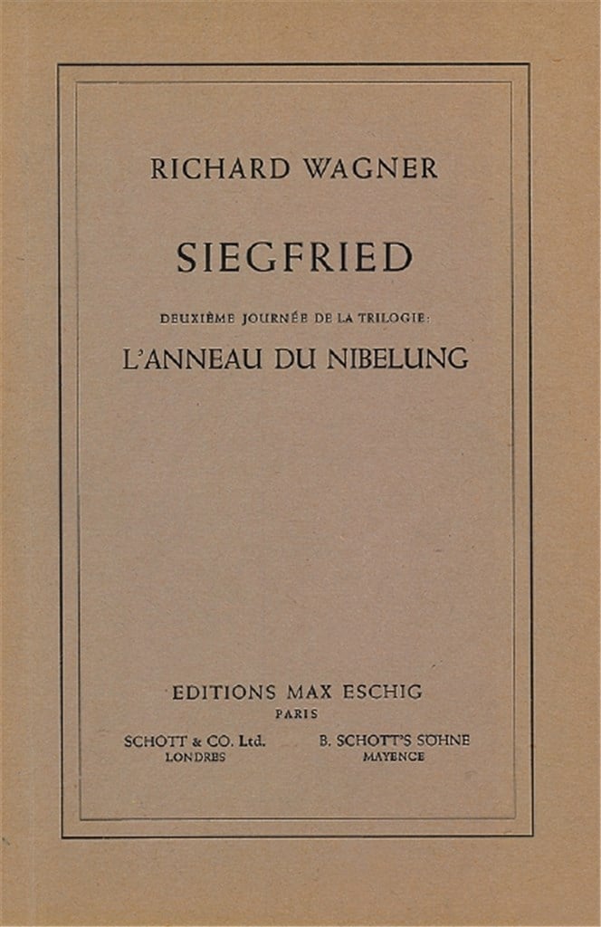 Siegfried WWV 86 C